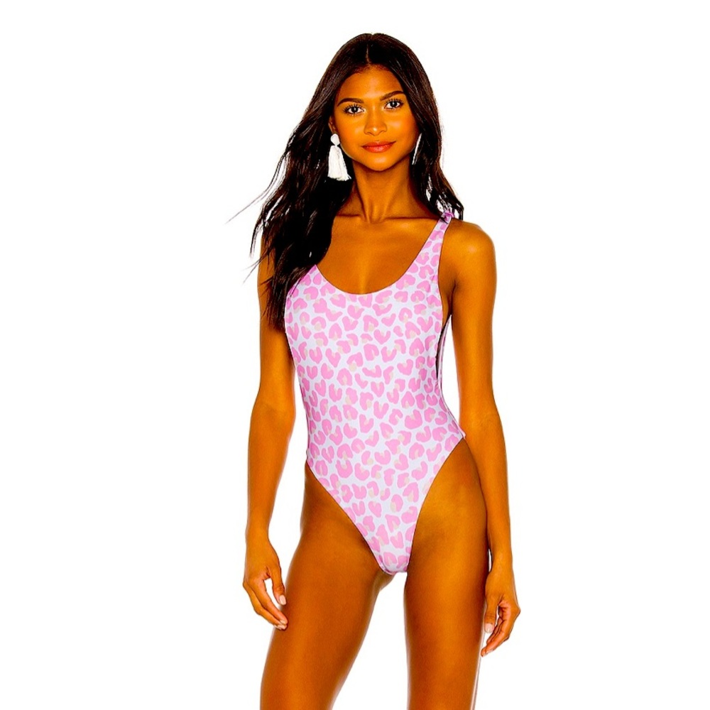 NEW LPA XS Sweetie Pie One Piece in Pink Leopard